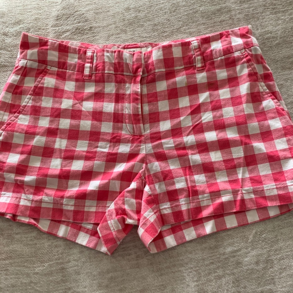 Vineyard Vines Pink Gingham Shorts